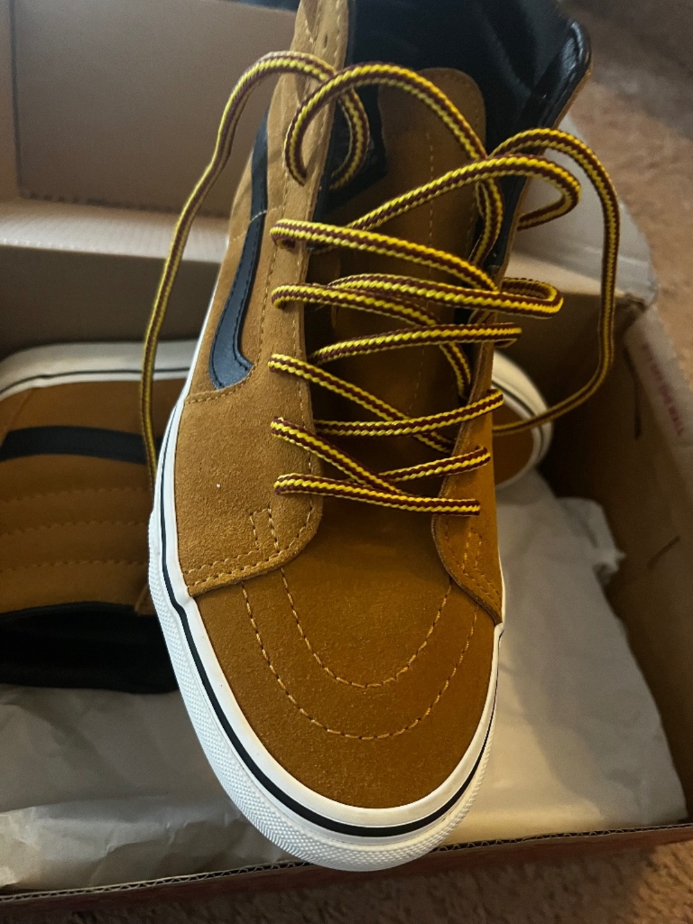 SK8-HI suede/tan
